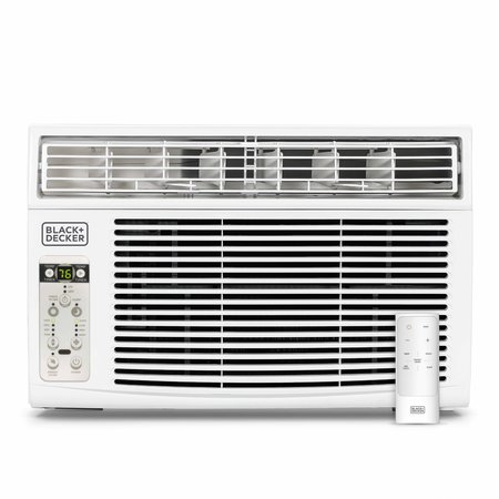BLACK & DECKER Window Air Conditioner, 115, 23.62 in W. BD145WT6